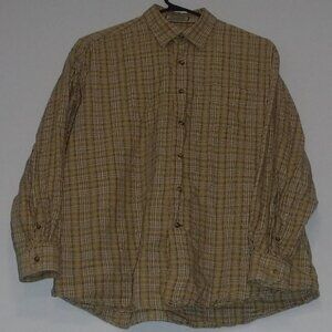 Cutter & Buck Mens Long Sleeve Button Down Dress Shirt Size "M" 100% Cotton
